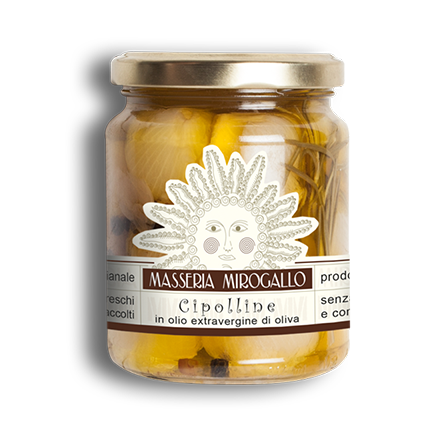 Mirogallo Whole Small Onions in EV Olive Oil