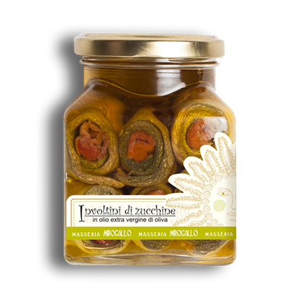 Mirogallo Zucchini Rolls in EV Olive Oil