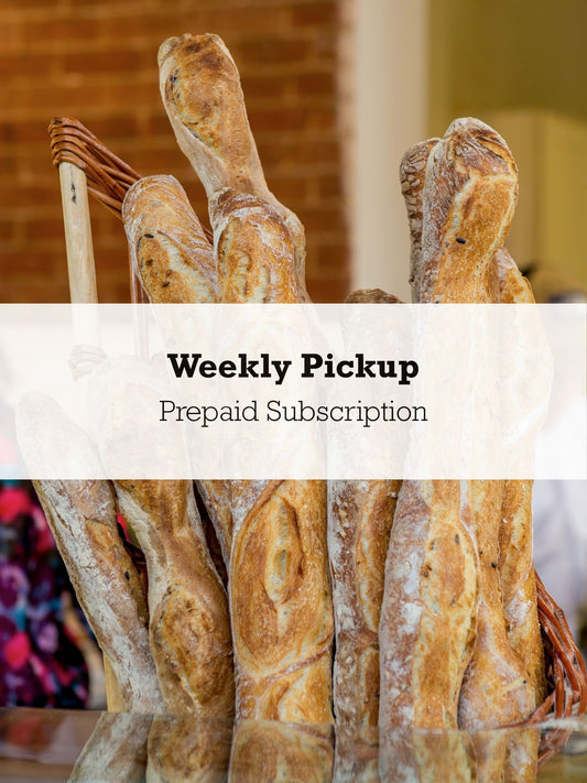 Weekly Bread Club - Prepaid Subscription