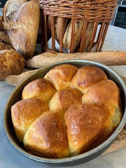 Take and Bake Brioche Rolls