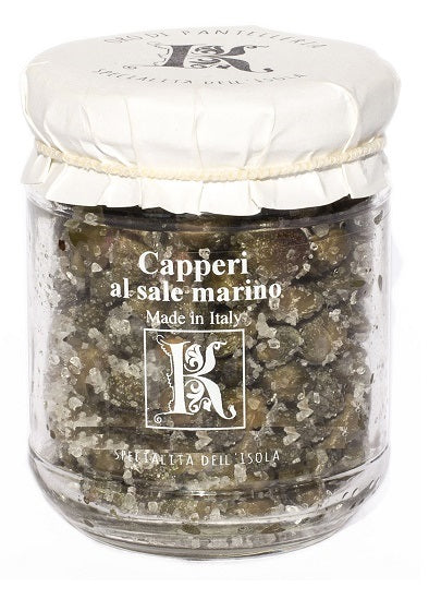 Kazzen Capers in Sea Salt, 150 g