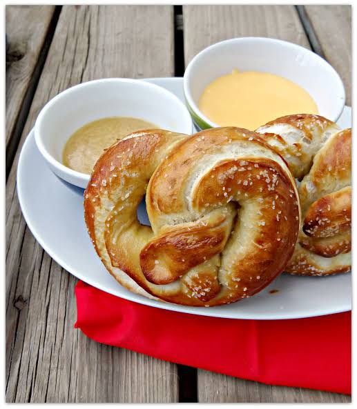 Soft Pretzel with Mustard