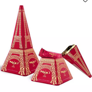 Maxim's Milk Chocolate Lace Crêpes in Eiffel Tower Tin, 70g (2.5 oz)